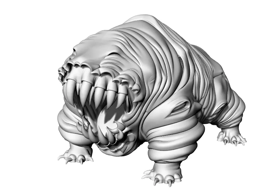 Monster Exotik  3D print model_4