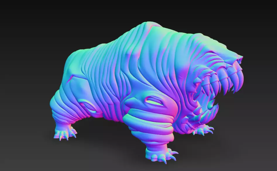 Monster Exotik  3D print model_1