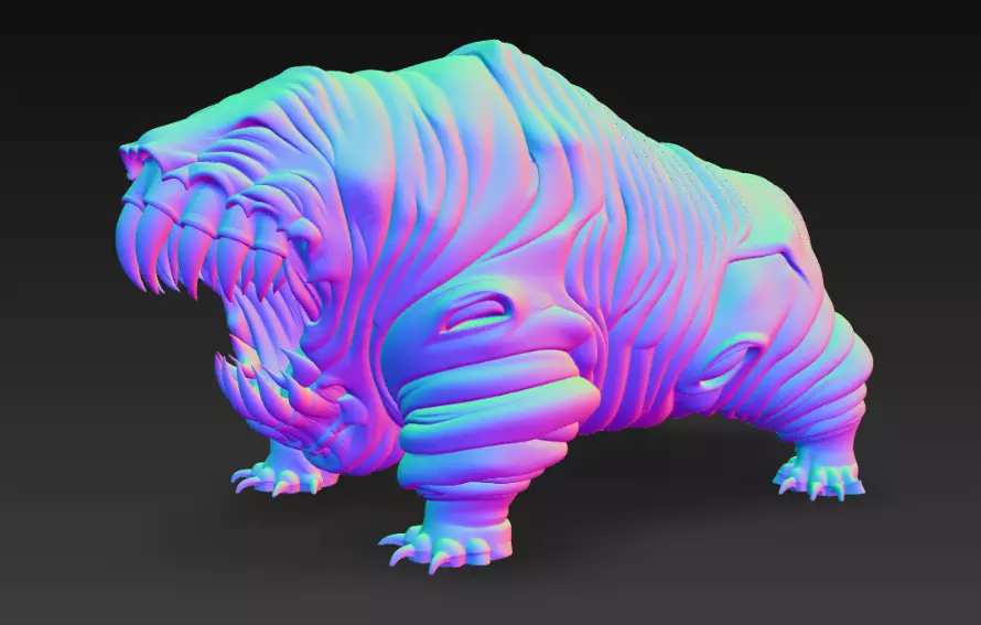 Monster Exotik  3D print model_0