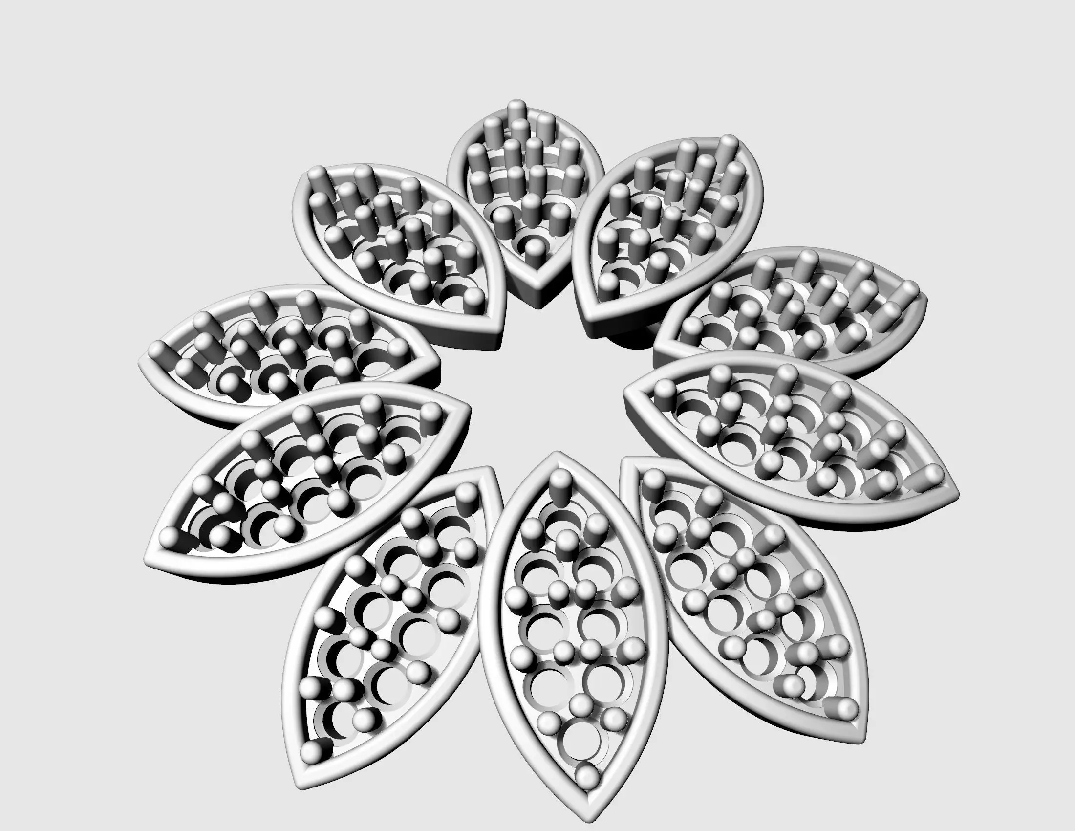 Rosita Pendant 3D print model_7