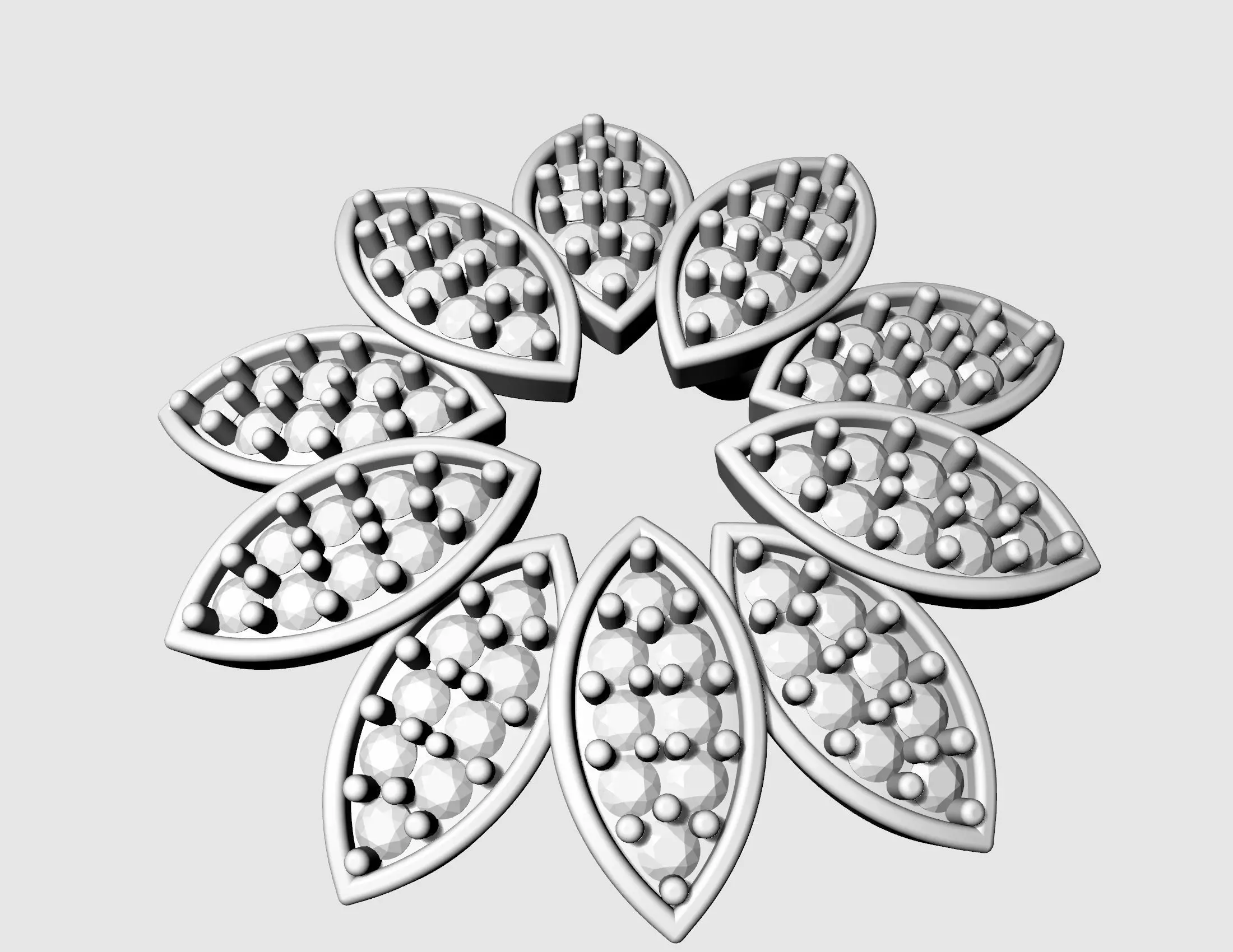 Rosita Pendant 3D print model_6