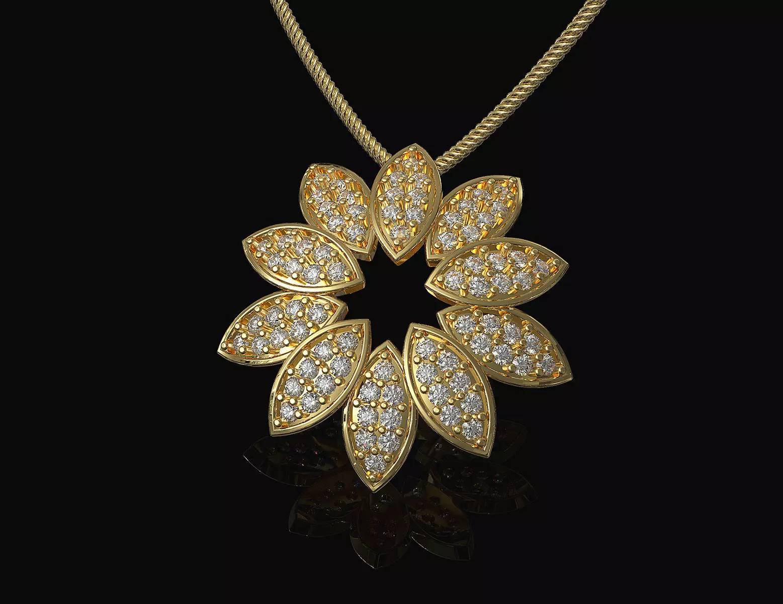 Rosita Pendant 3D print model_0