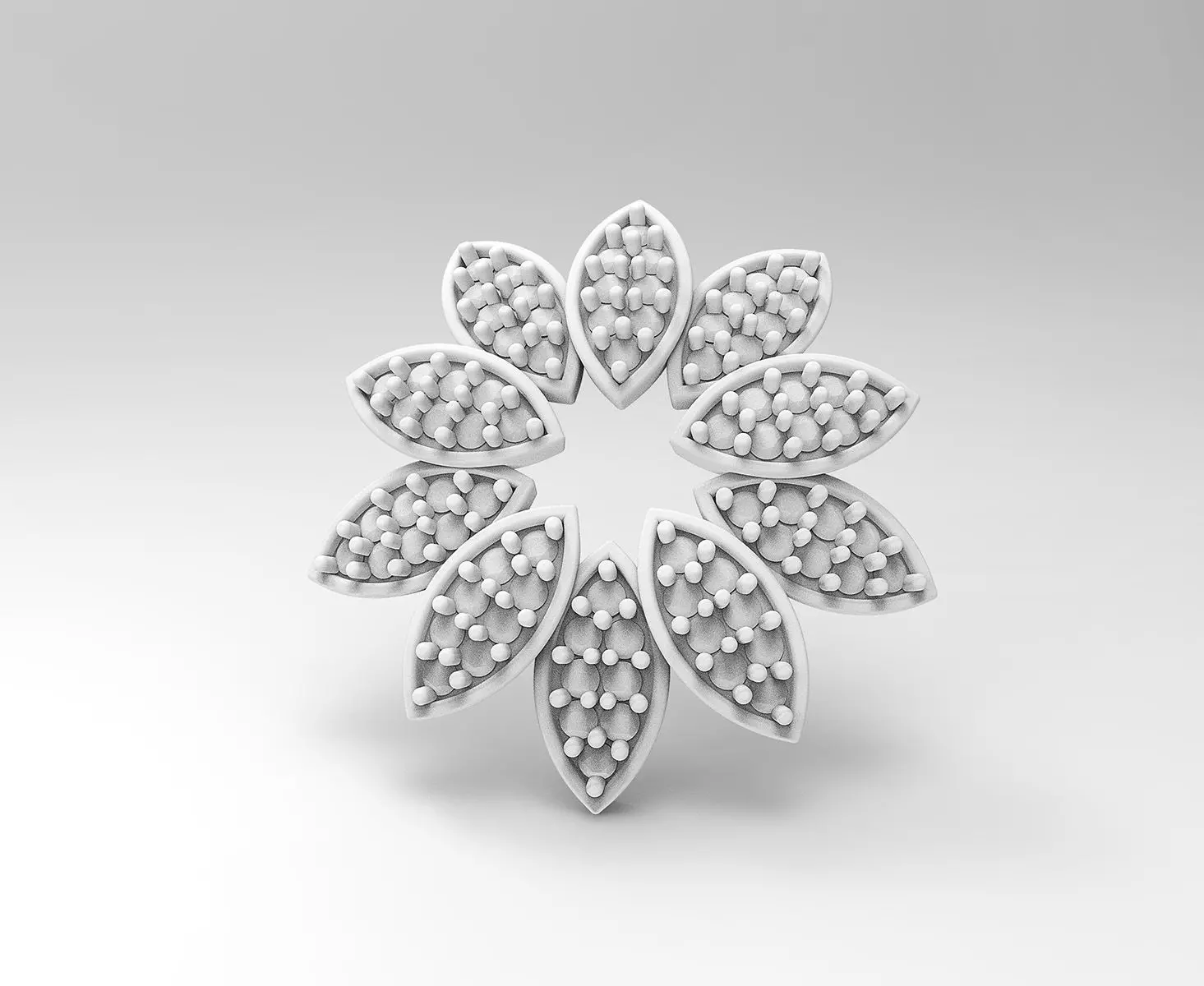 Rosita Pendant 3D print model_3