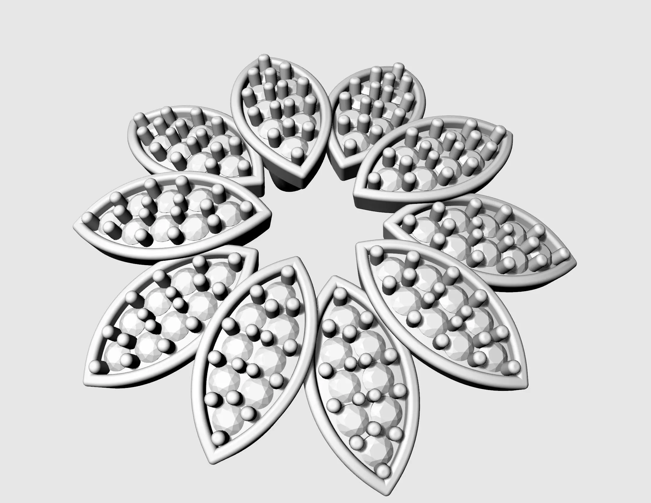 Rosita Pendant 3D print model_4