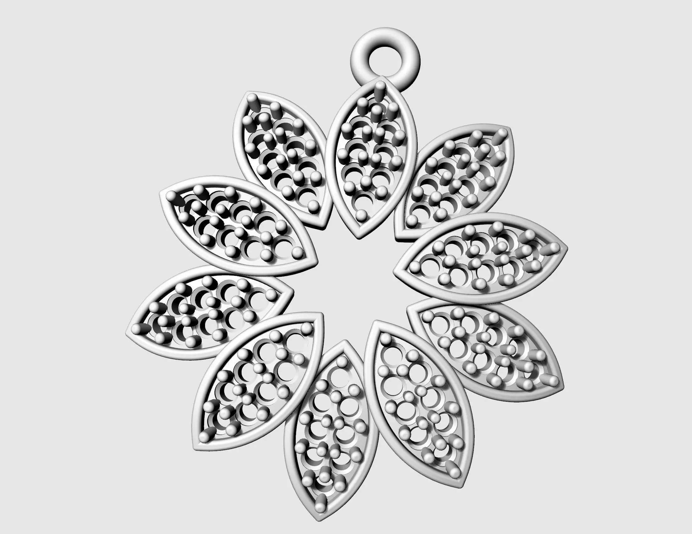 Rosita Pendant 3D print model_11