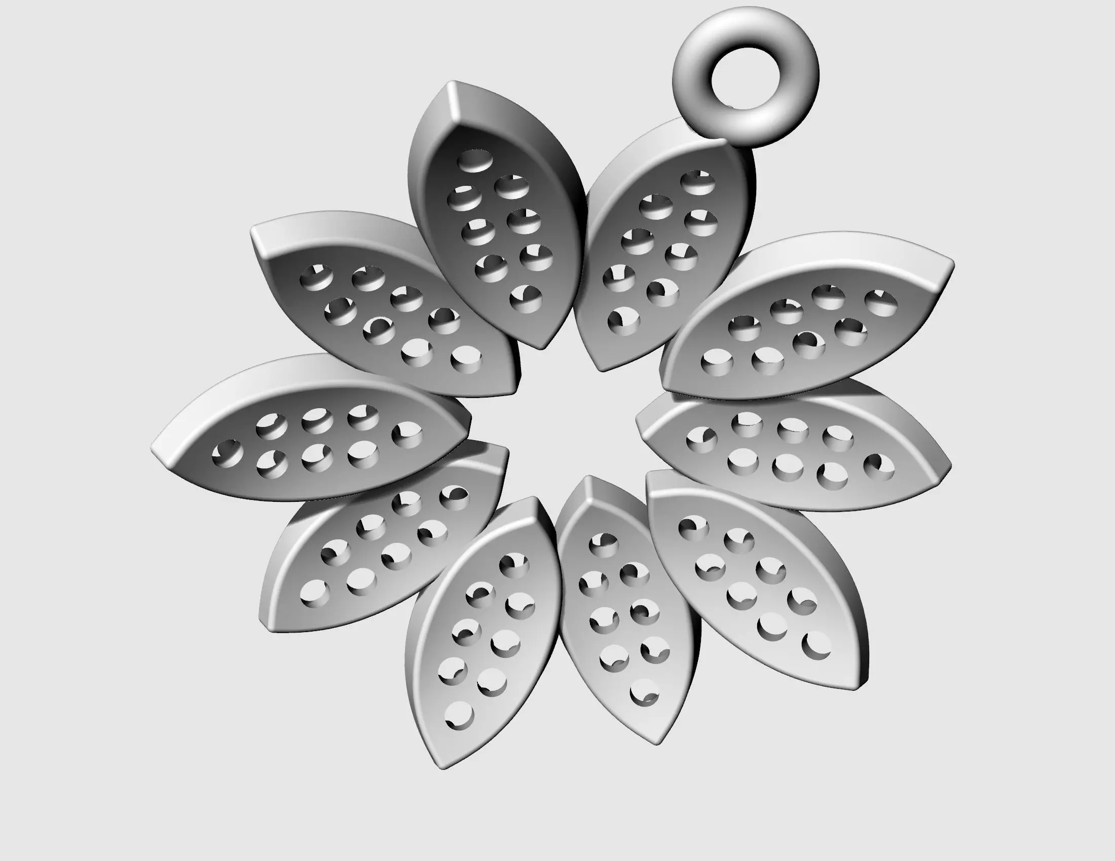 Rosita Pendant 3D print model_10