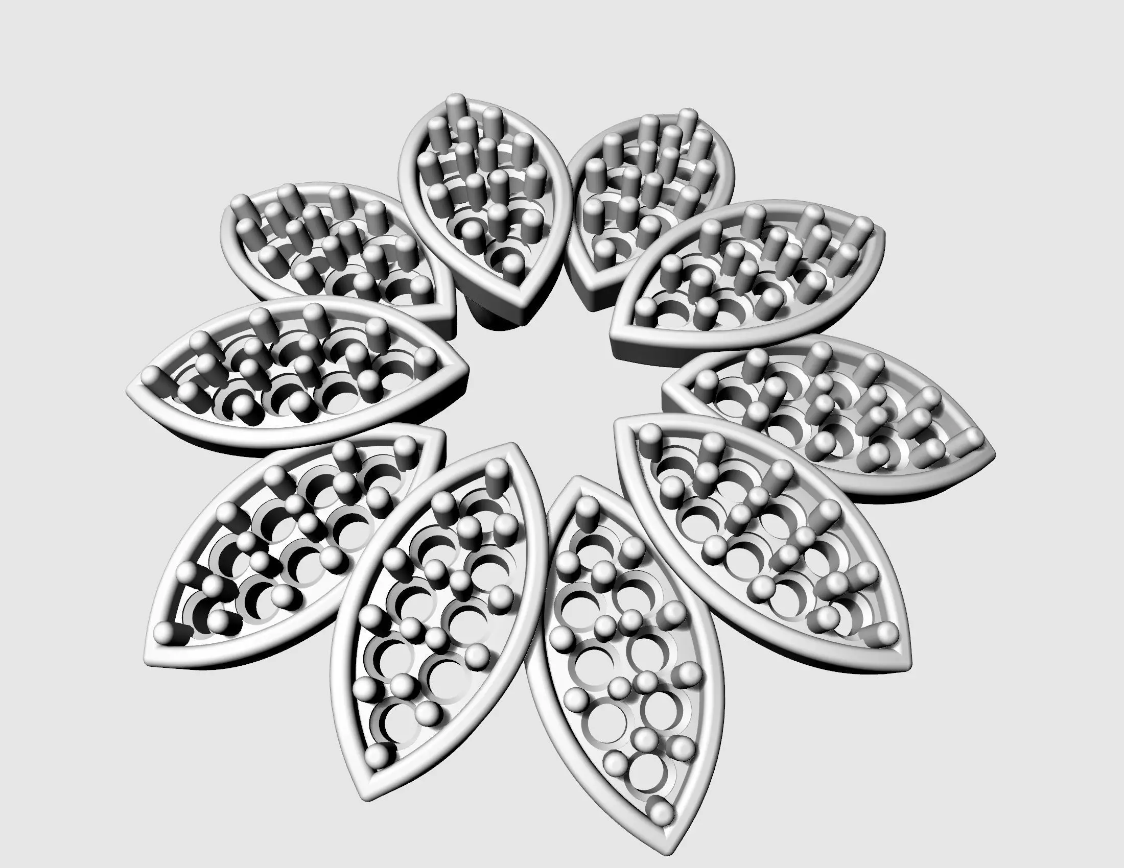 Rosita Pendant 3D print model_5