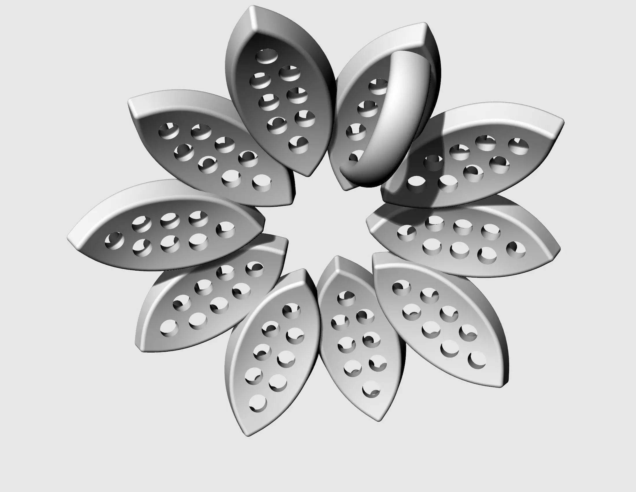 Rosita Pendant 3D print model_9