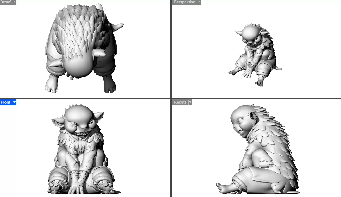 Monster Exotik 3D print model_2