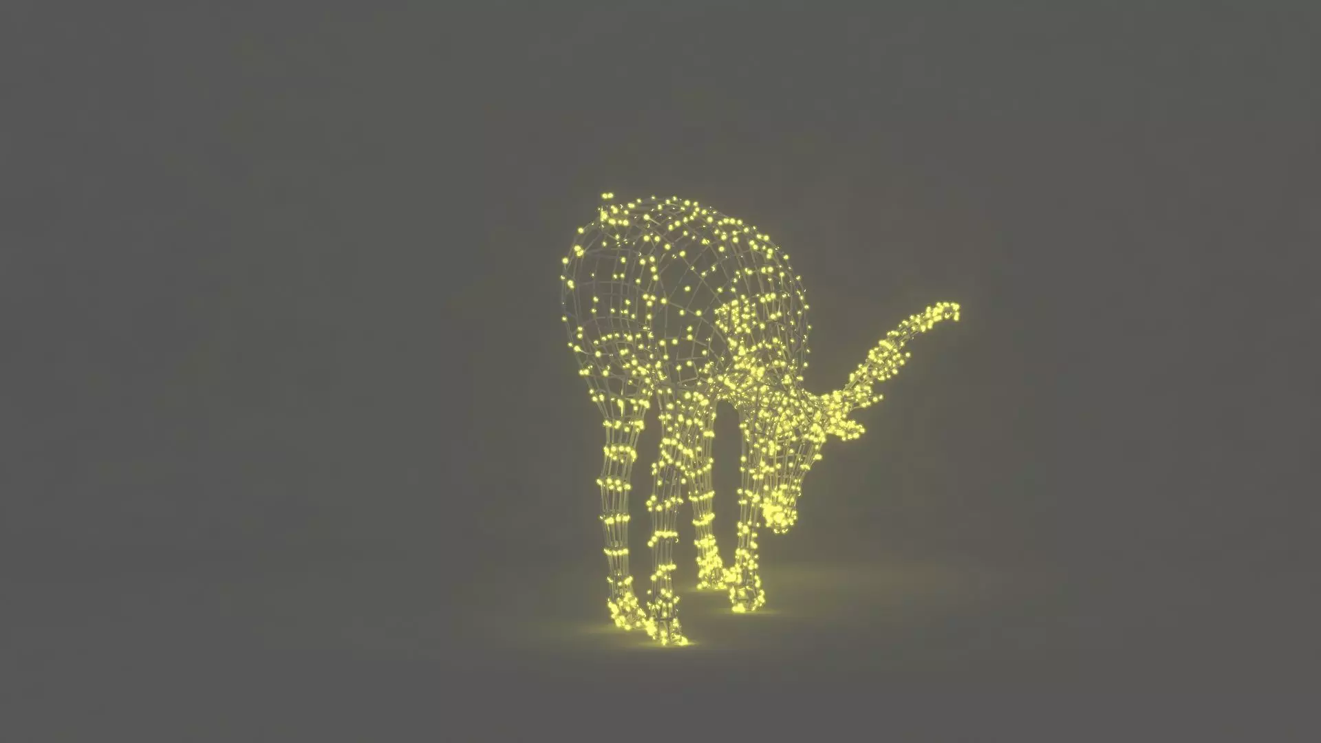 Christmas Decoration Led Reindeer V2 3D model_9