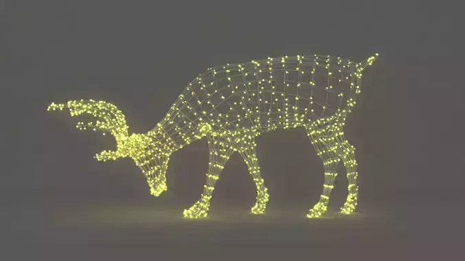 Christmas Decoration Led Reindeer V2