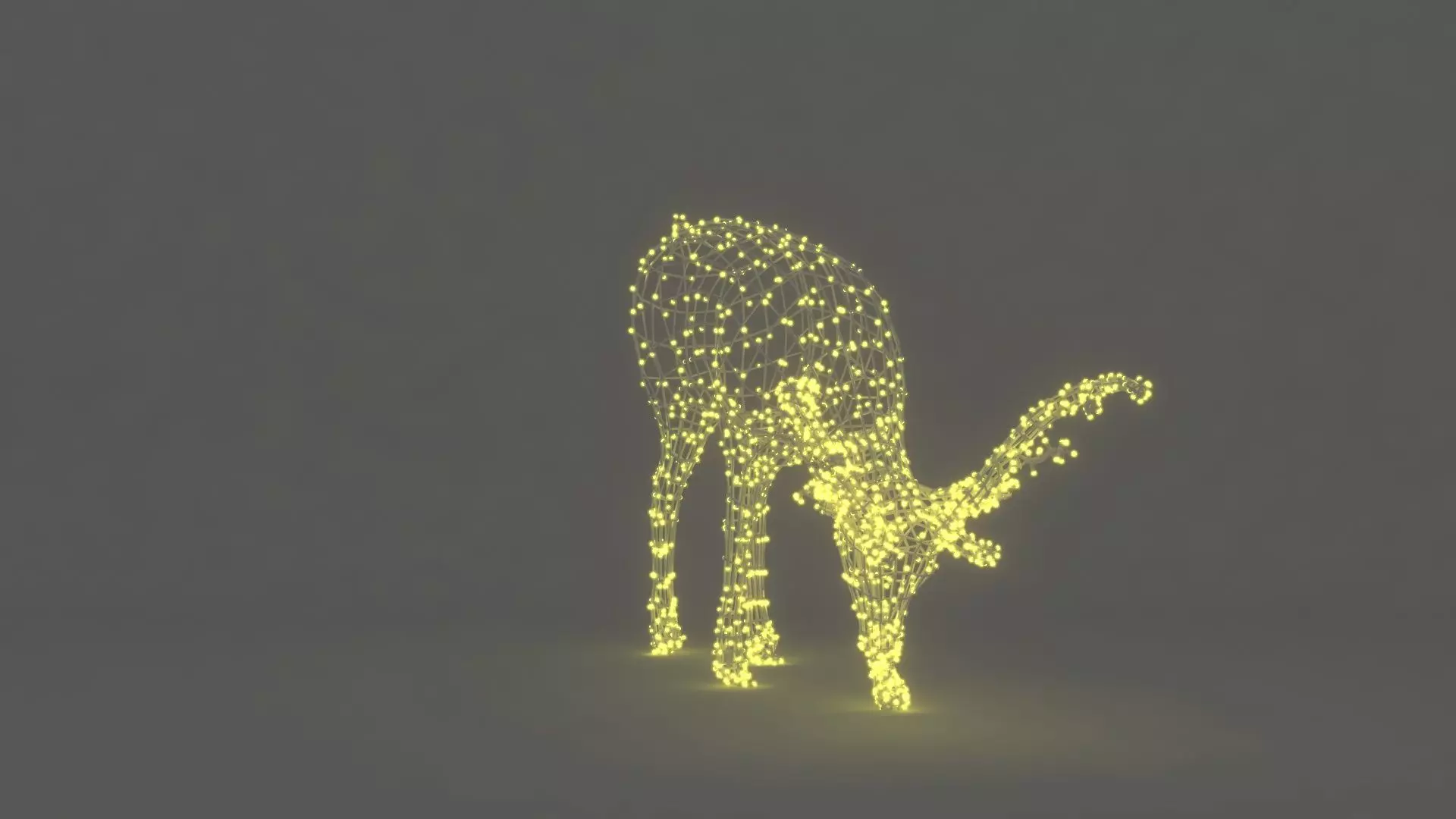 Christmas Decoration Led Reindeer V2 3D model_5