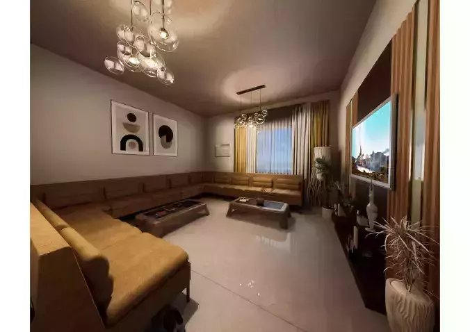 Interior Furnished Apartment I Revit-D5-FBX-Bonus CAD drawings