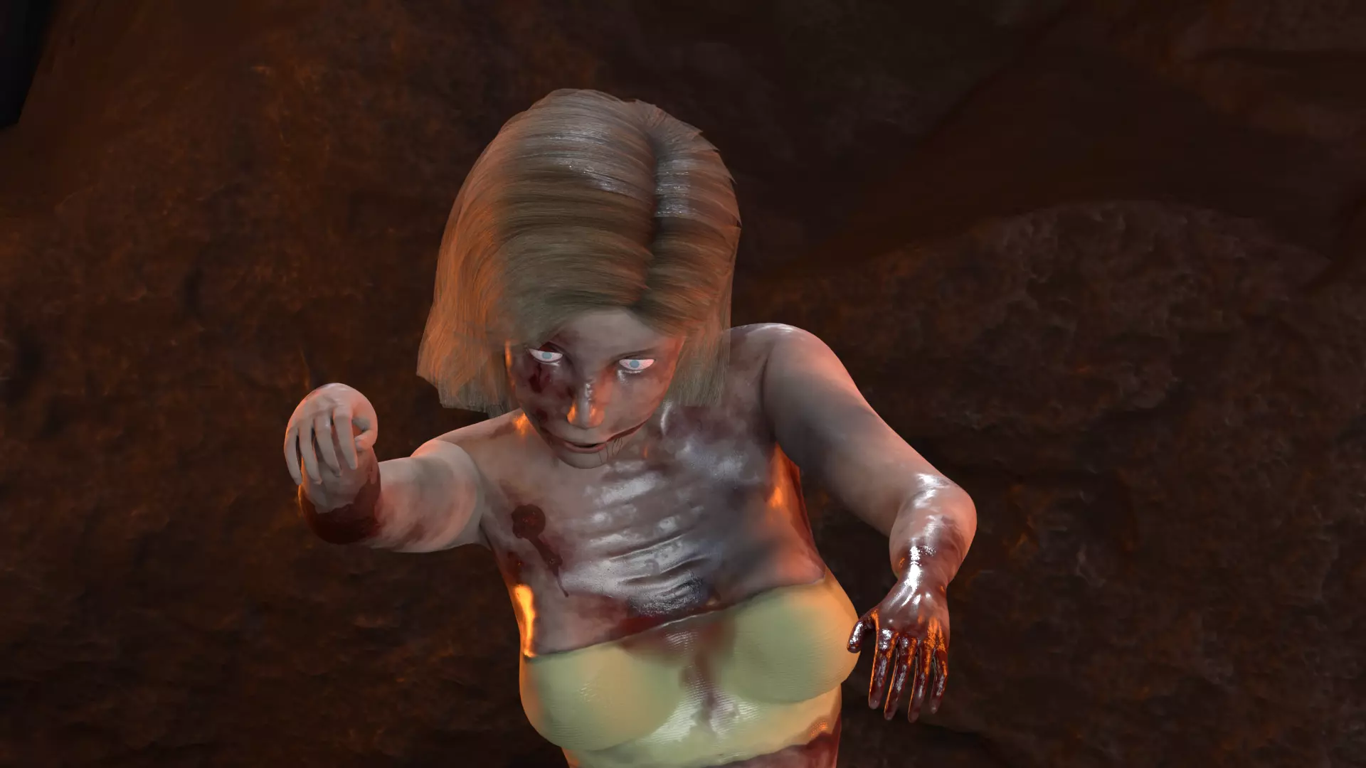 Pack of 5 Scary zombies 3D Model Collection_23