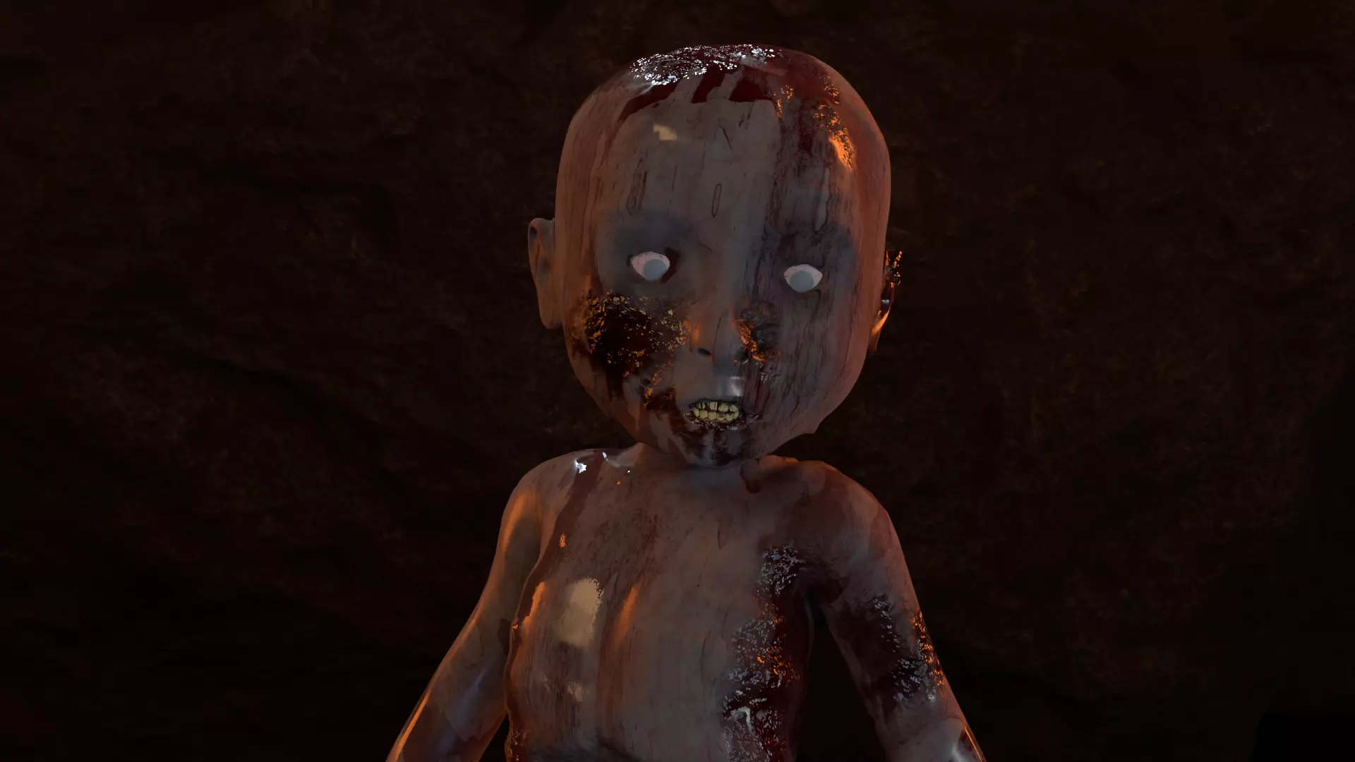 Pack of 5 Scary zombies 3D Model Collection_12