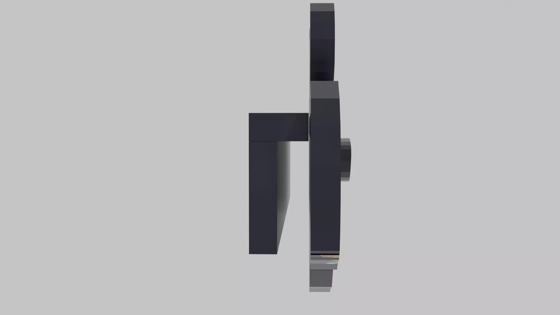 Bear Hanging Fence Art Low-poly 3D model_3