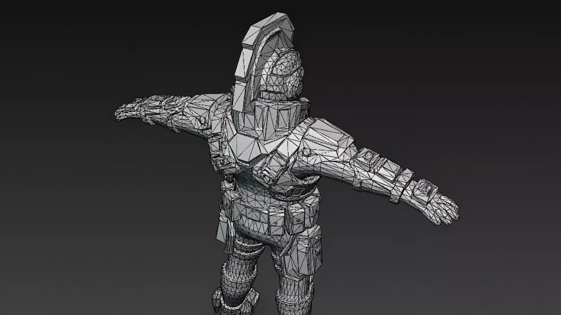 Cartoon Cyberpunk Mercenary Pack 3D Models Low-poly 3D model_15