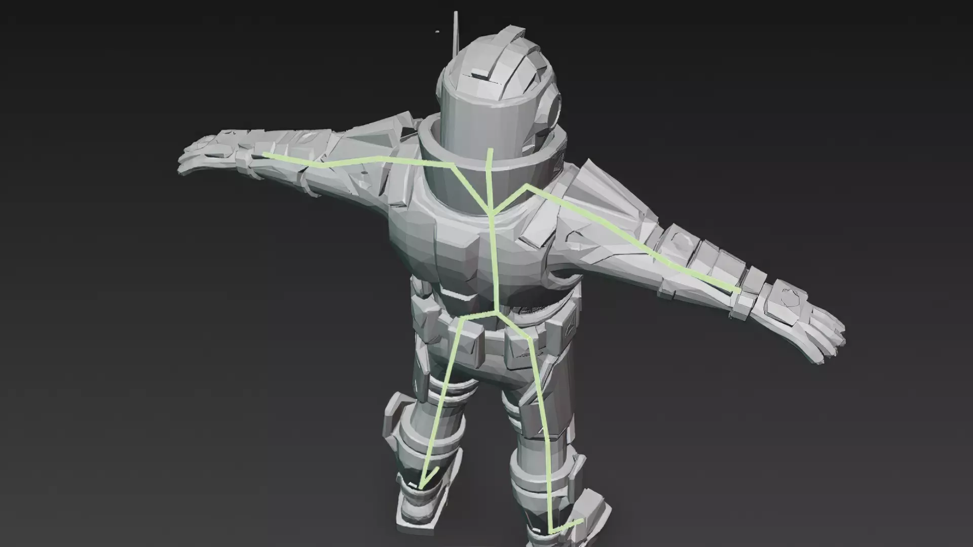 Cartoon Cyberpunk Mercenary Pack 3D Models Low-poly 3D model_27