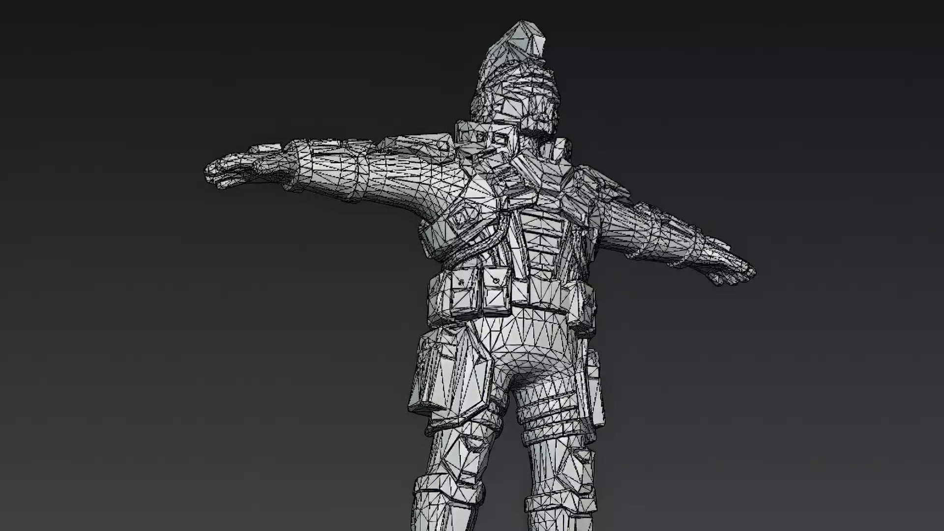 Cartoon Cyberpunk Mercenary Pack 3D Models Low-poly 3D model_14