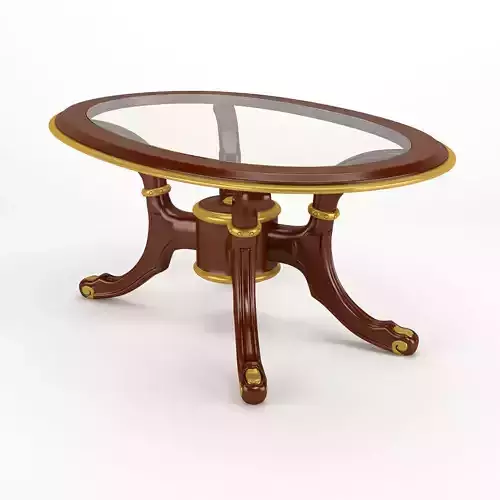 oval coffee table classic