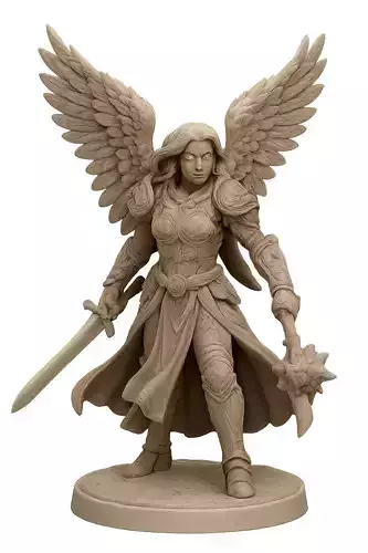 Aasimar Hero Miniature
