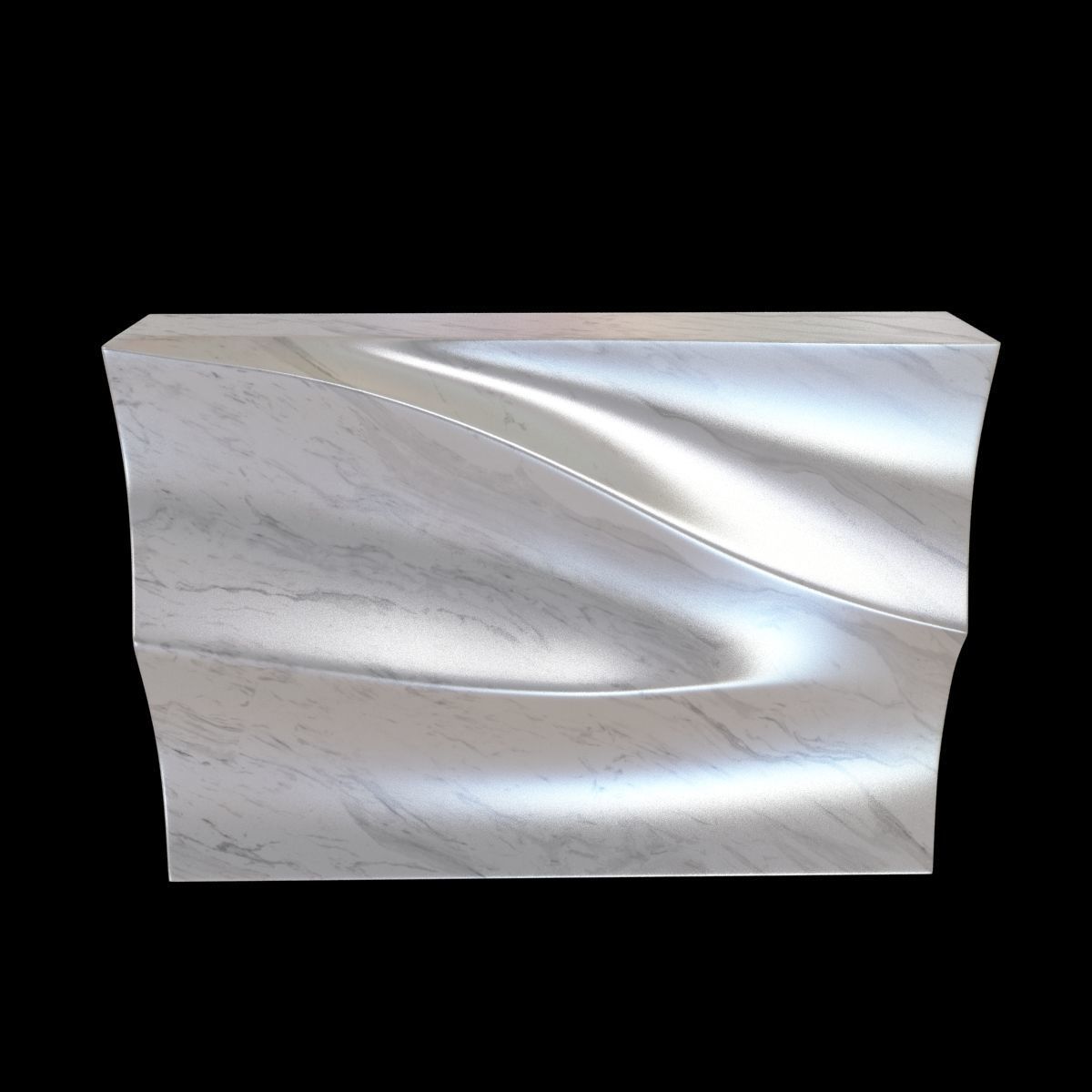 Marble bar 3D model_3