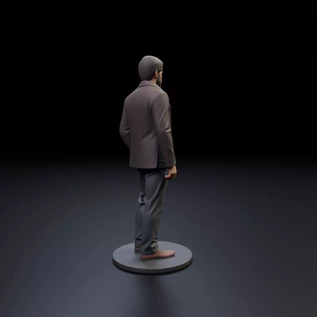 male model man 3D print model_13