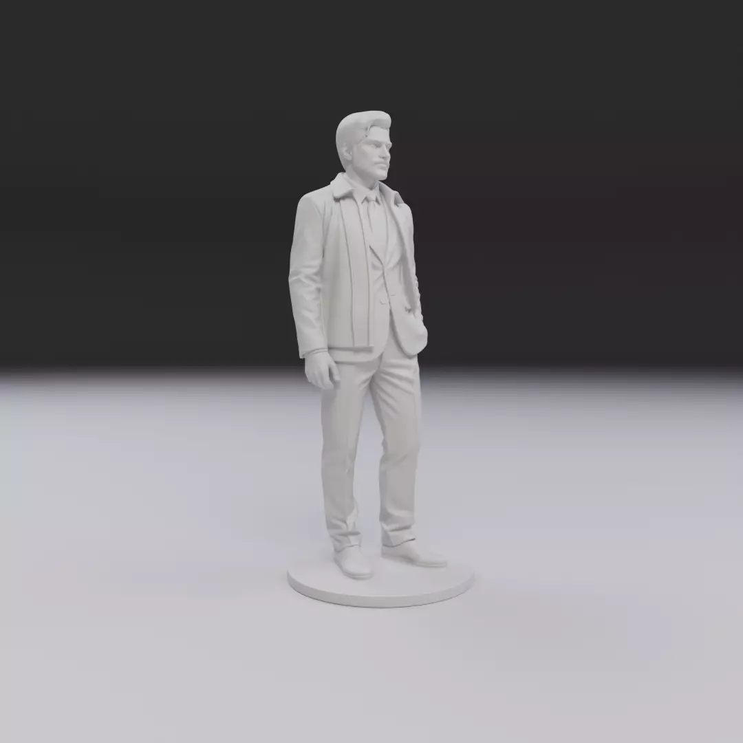 male model man 3D print model_12