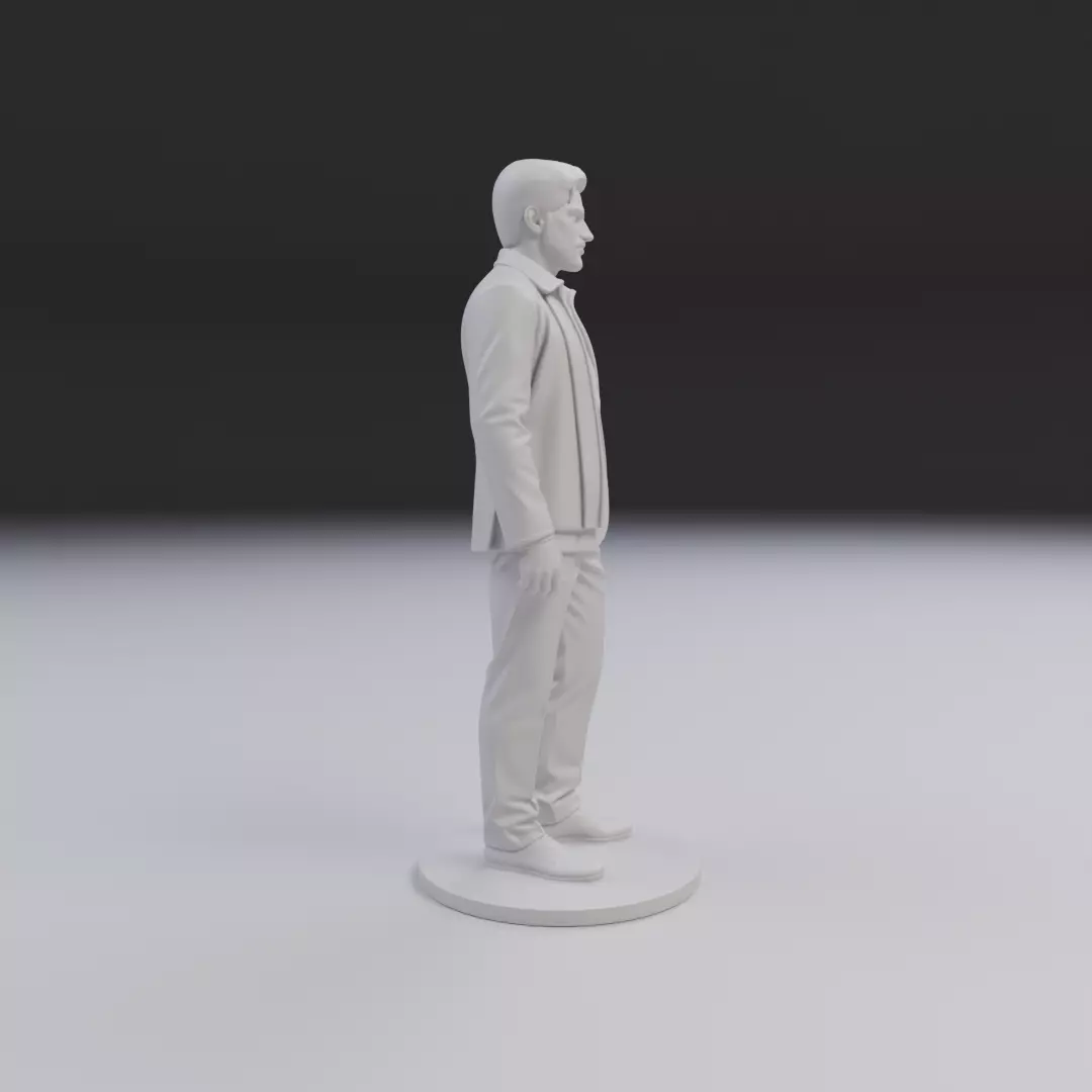 male model man 3D print model_2