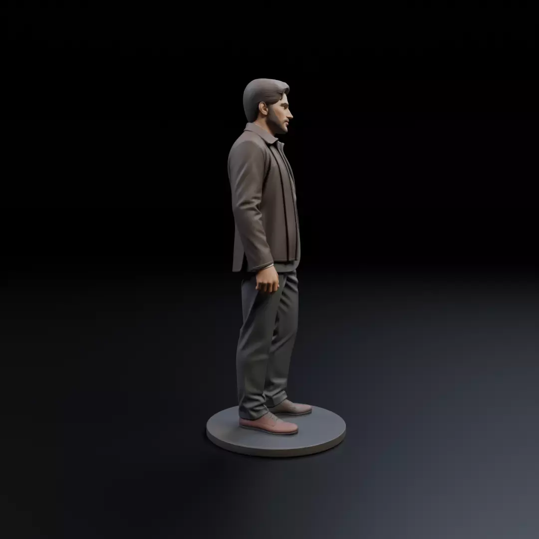 male model man 3D print model_1