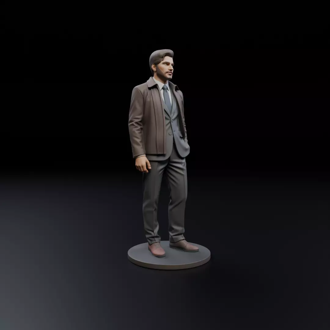 male model man 3D print model_11