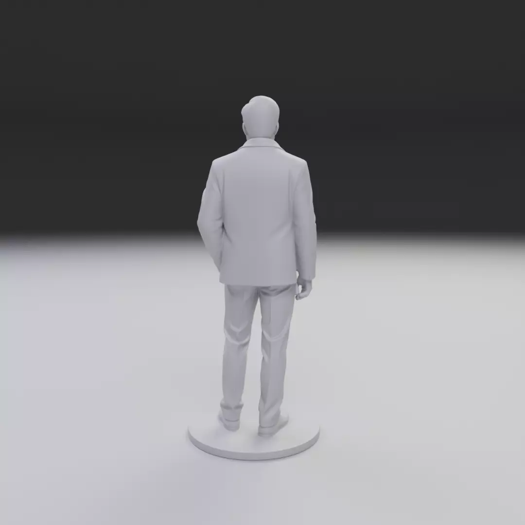 male model man 3D print model_6