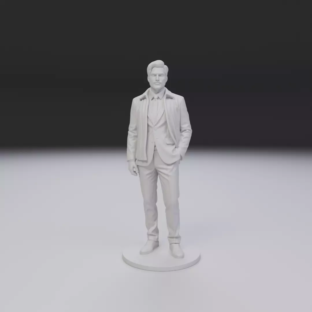 male model man 3D print model_16