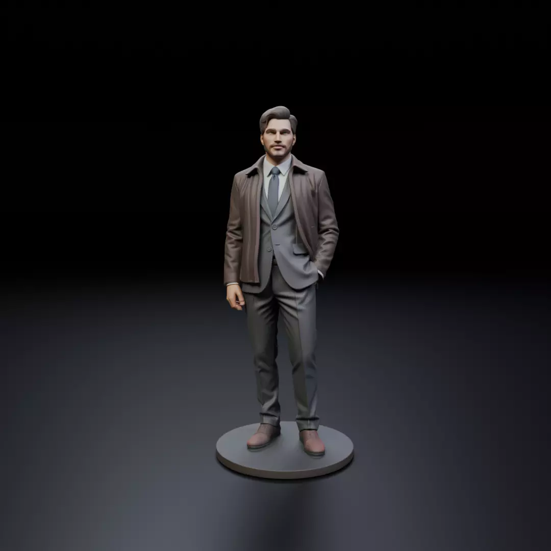 male model man 3D print model_15