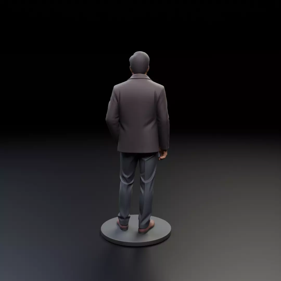 male model man 3D print model_5