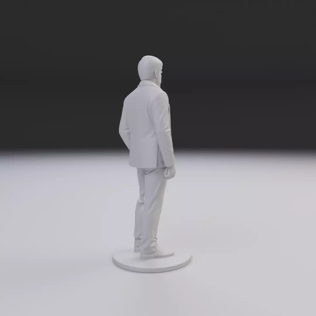 male model man 3D print model_14