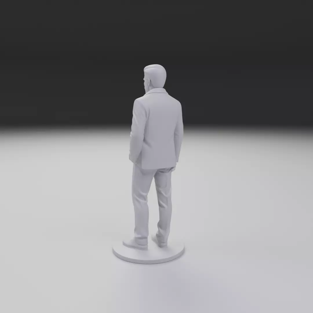 male model man 3D print model_8