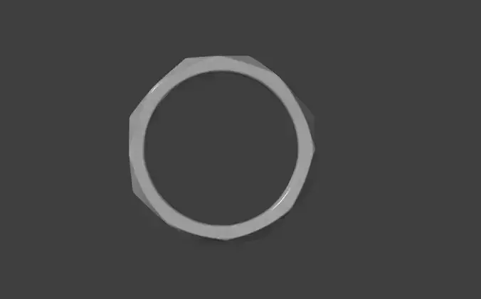 Multi-Faceted Gold Ring