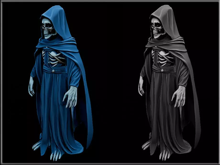 Grim Reaper 05 Low-poly 3D model_1