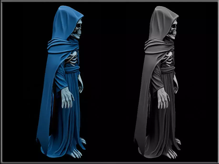 Grim Reaper 05 Low-poly 3D model_3