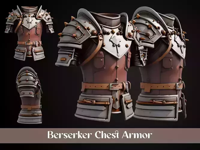 Stylized Viking Armor - Berserker Chest