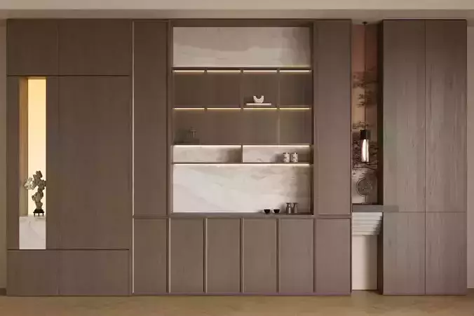 new Chinese style tea cabinet