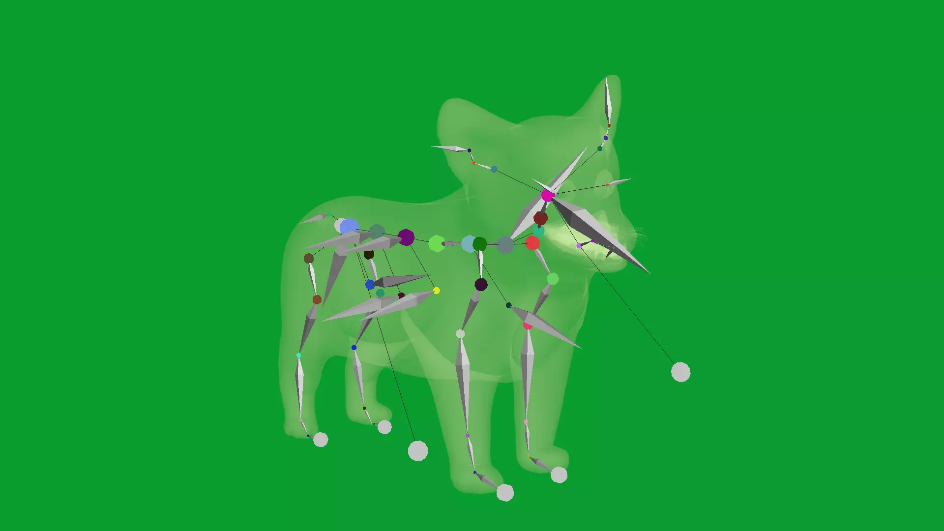 Pembroke Corgi Puppy Dog Low-poly 3D model_33