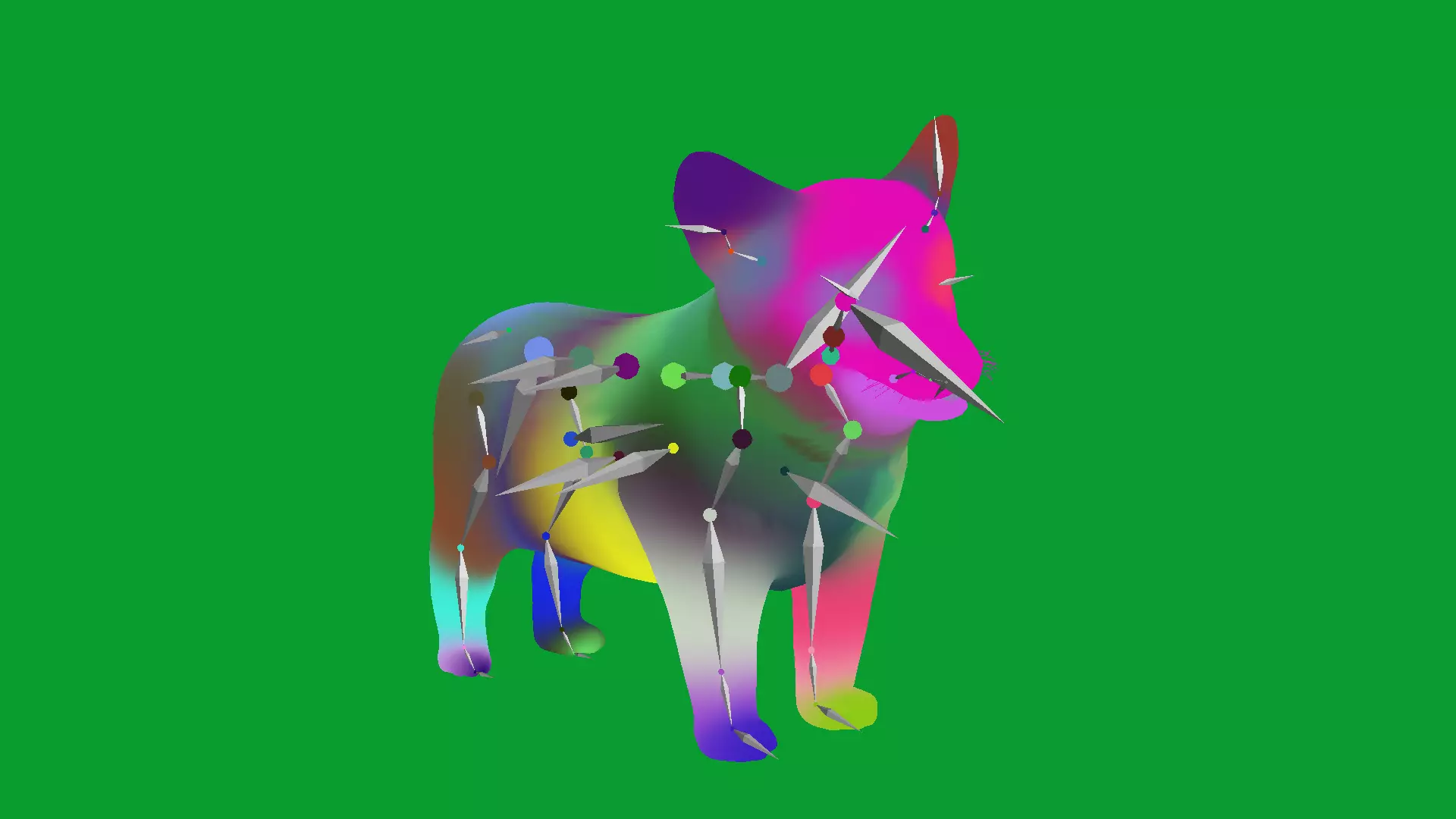 Pembroke Corgi Puppy Dog Low-poly 3D model_36