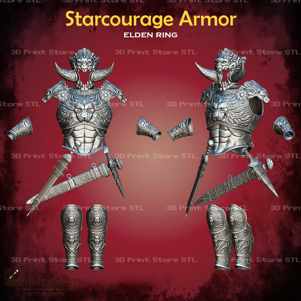 Starscourge Radahn Armor Cosplay Elden Ring - STL File 3D print model