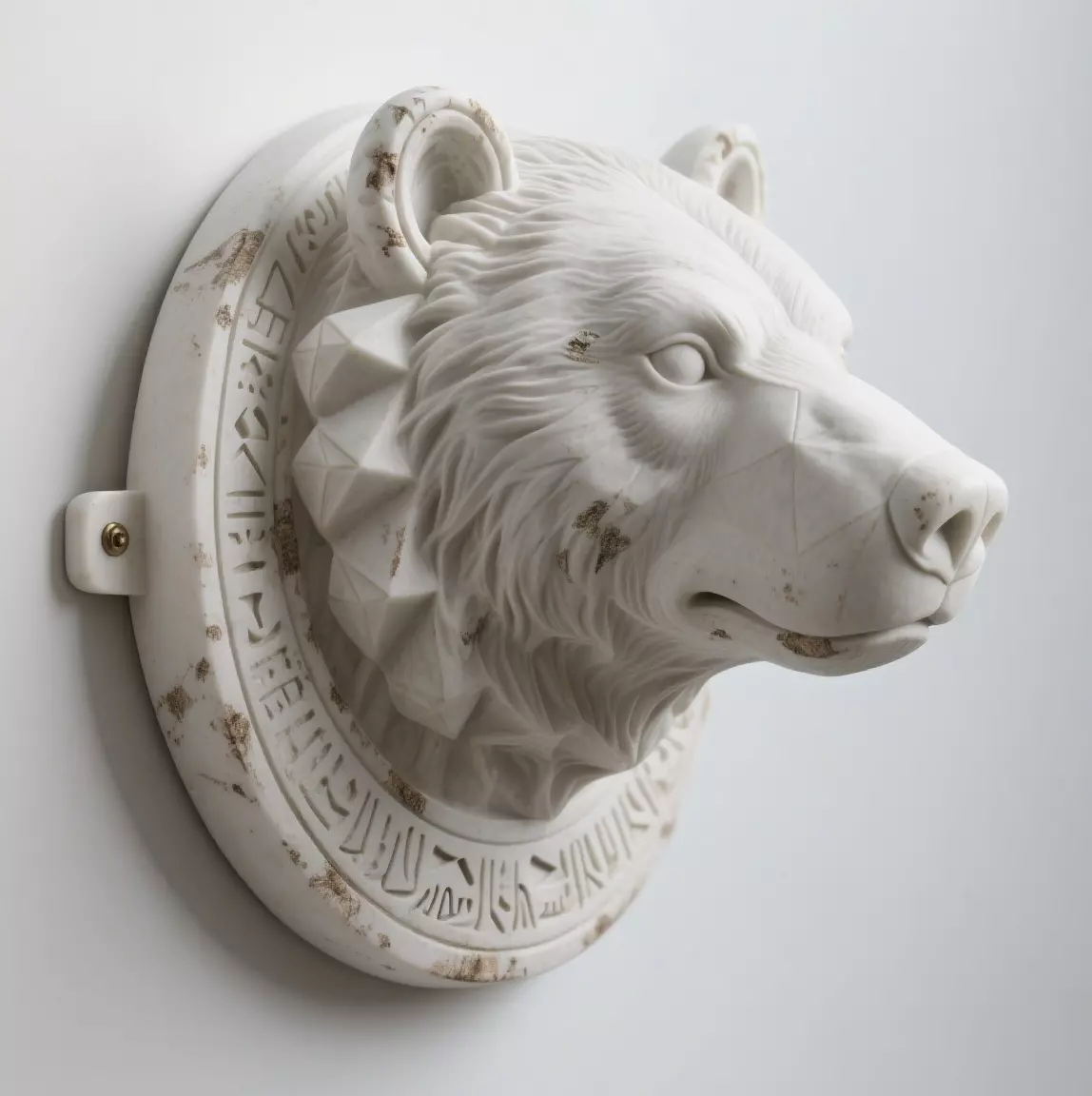 bear sculpture 3D print model_0