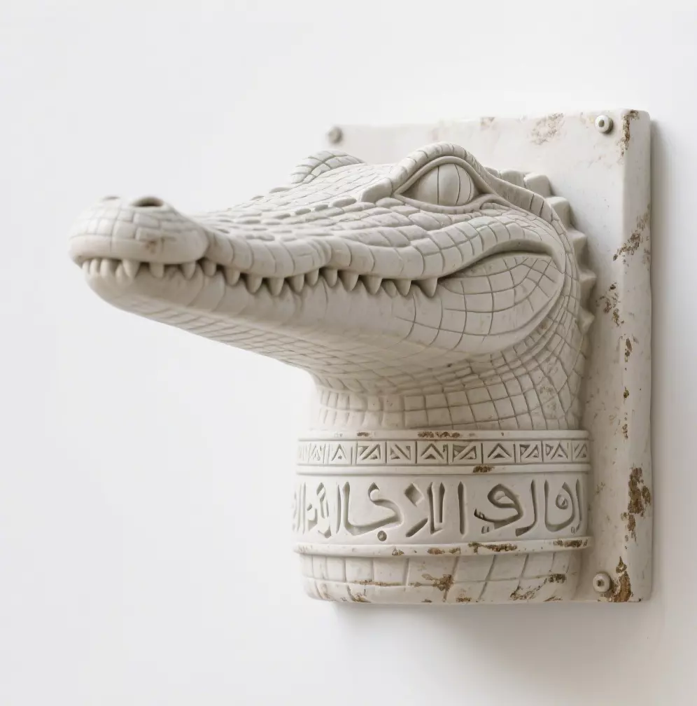 alligator 3D print model