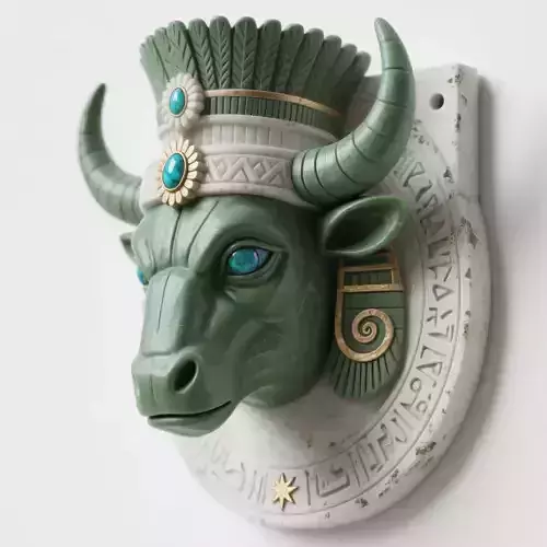 bull head sculpture