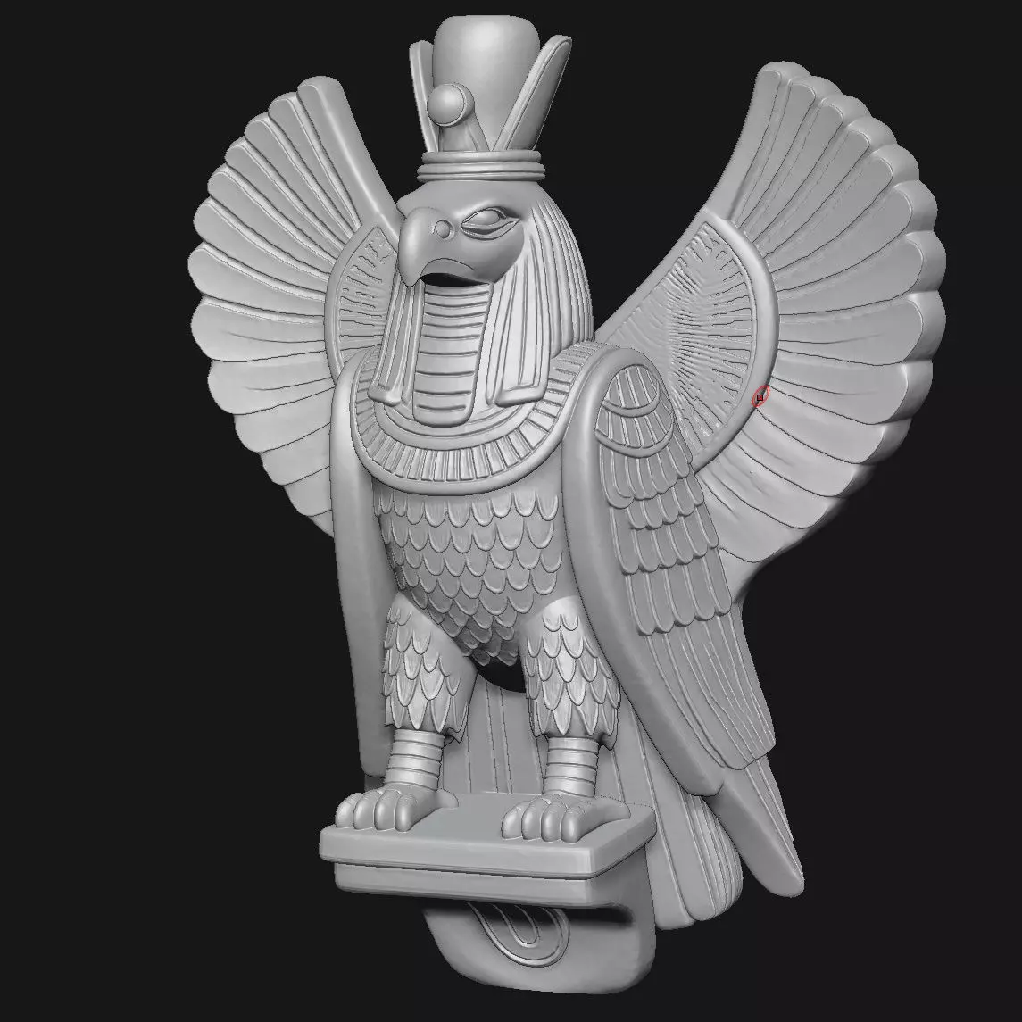 eagle 3D print model_1