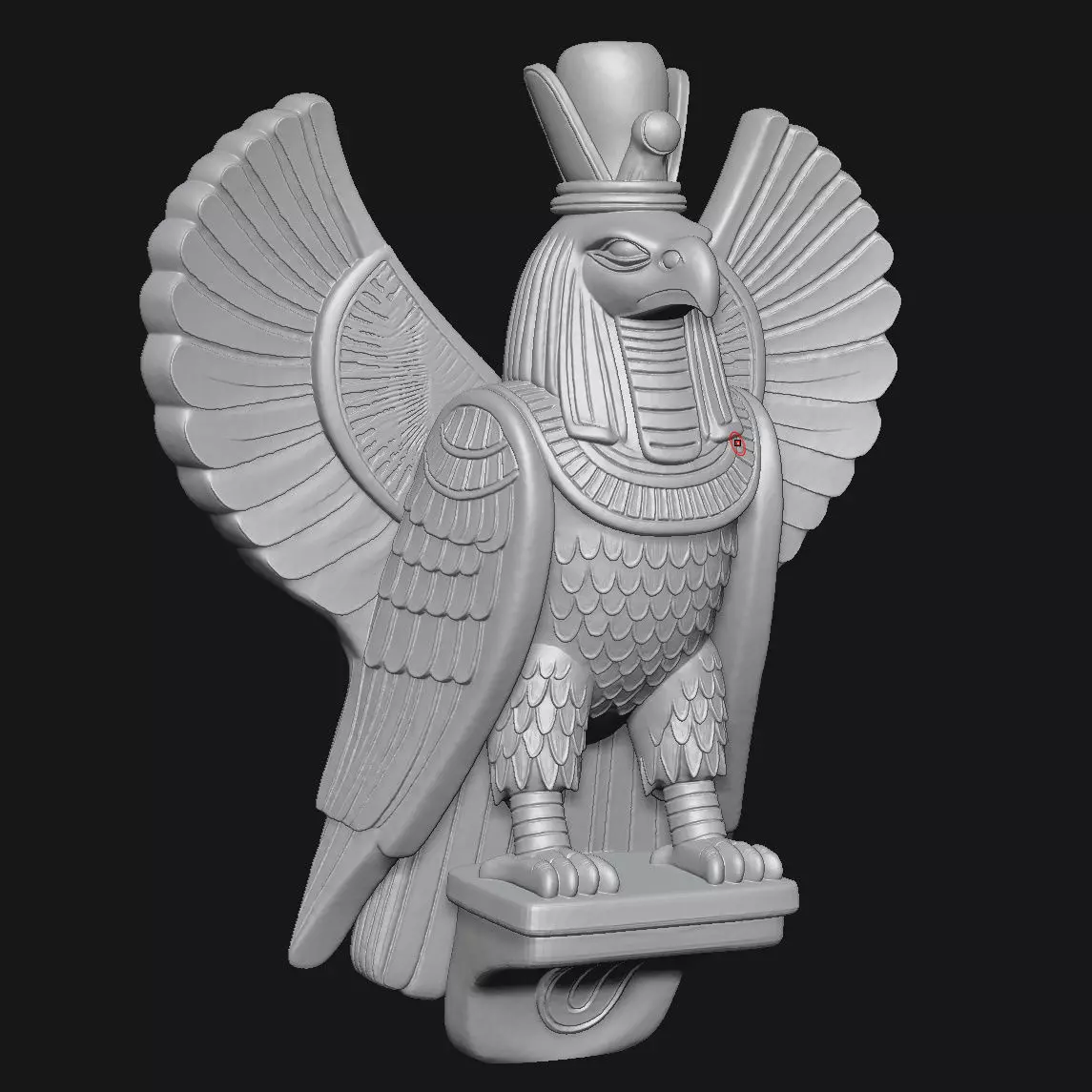 eagle 3D print model_3